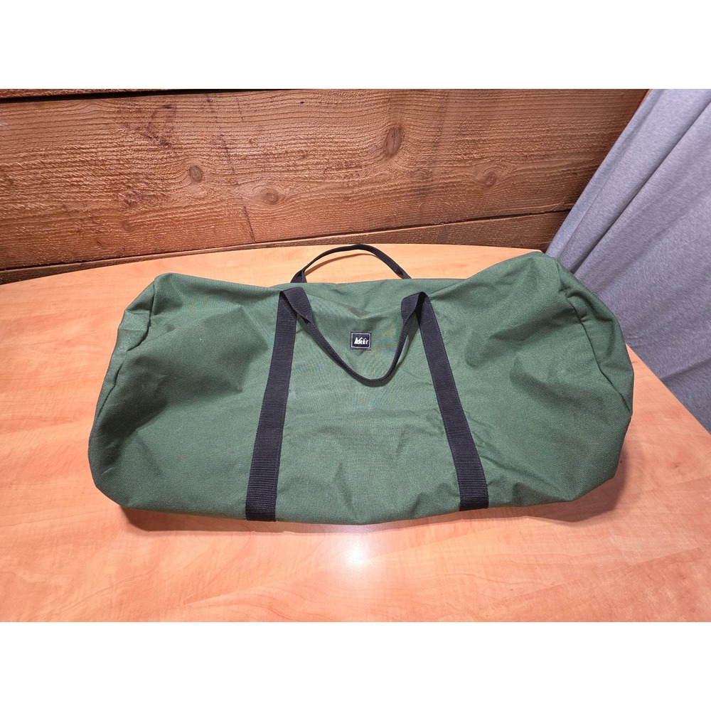 REI Roadtripper Duffel Bag Forest Green Canvas Travel Gym Bag Large 30 Inch